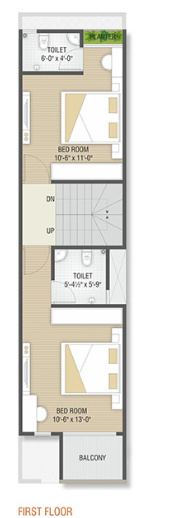  bunglows Floor Plan First Floor Plan