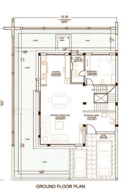  mahalaxmi city phase 1 Floor Plan Ground Floor Plan