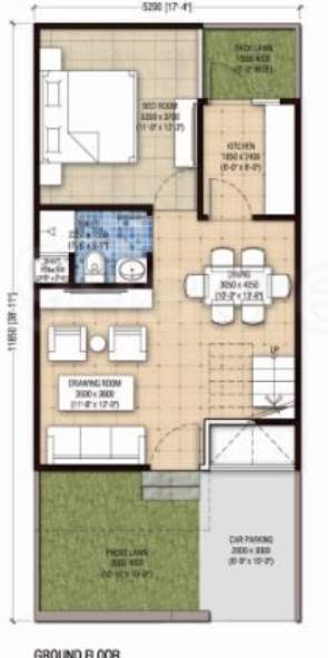  swastik grand villas phase i Floor Plan Ground Floor Plan