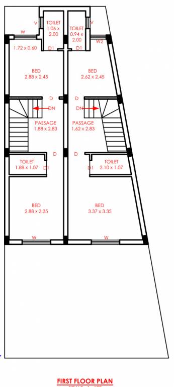  residency Floor Plan First Floor Plan