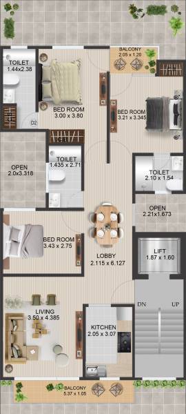  gokulam-the-sanctuary Floor Plan Floor Plan