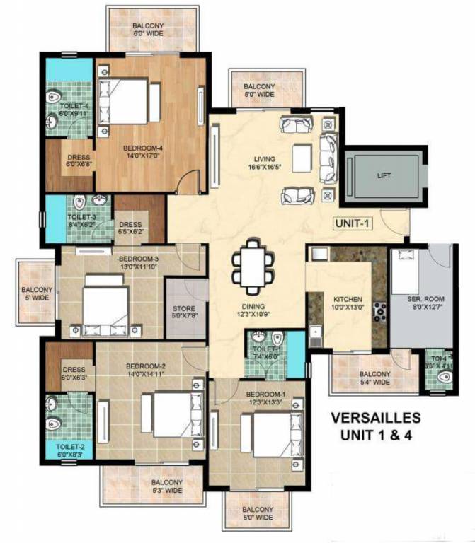  la parisian  Floor Plan Floor Plan