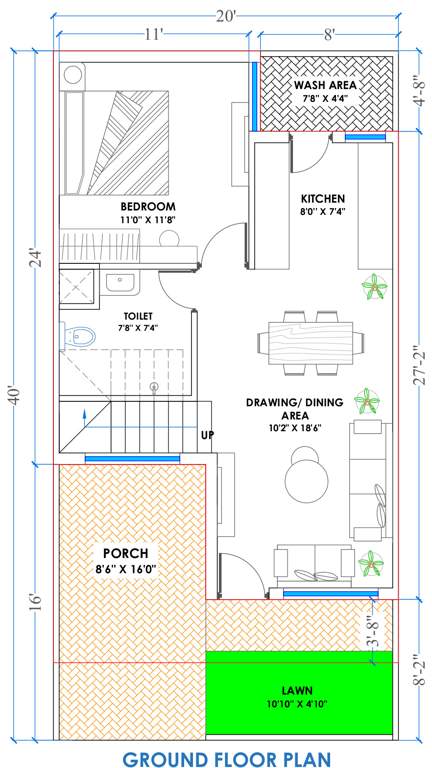  anaadi ananta avenue phase 1 Floor Plan Ground Floor Plan