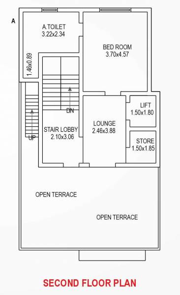  shiv-rang Floor Plan Second Floor Plan