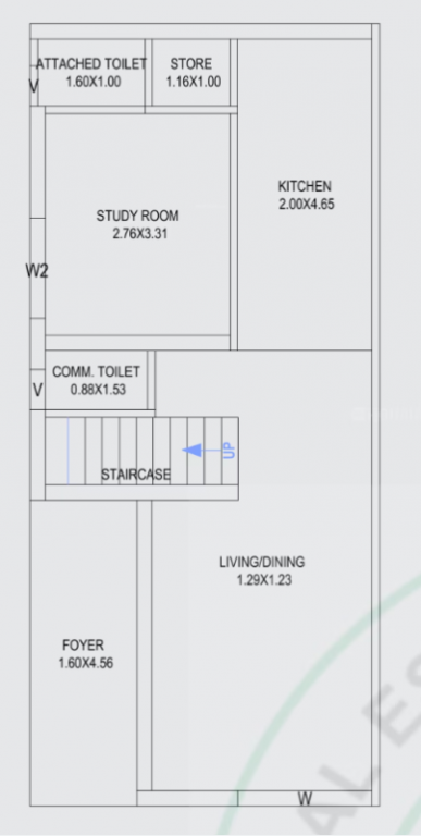  radha elegance Floor Plan Ground Floor Plan