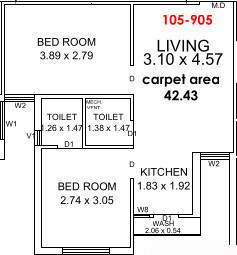  titanium one Floor Plan Floor Plan