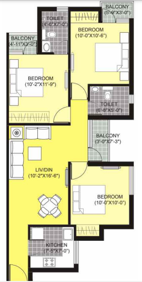 unitech-unihomes Floor Plan Floor Plan