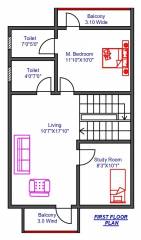  paris-city Floor Plan Upper Level Duplex Plan