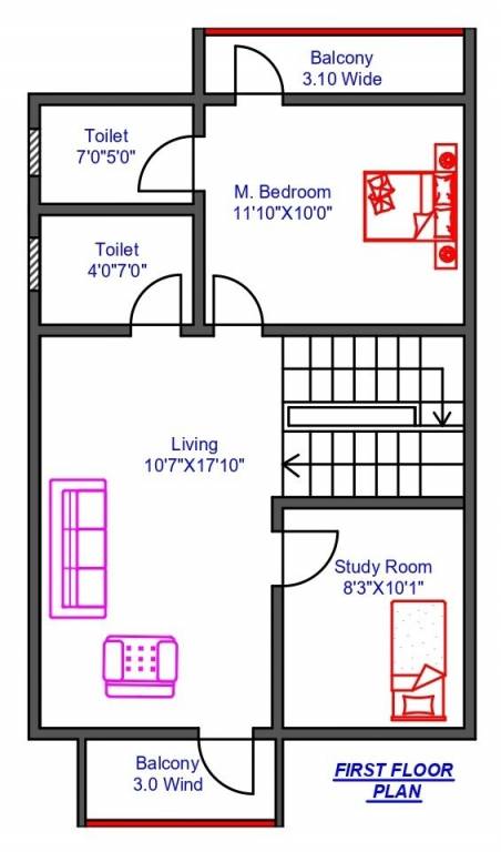  paris city Floor Plan Upper Level Duplex Plan