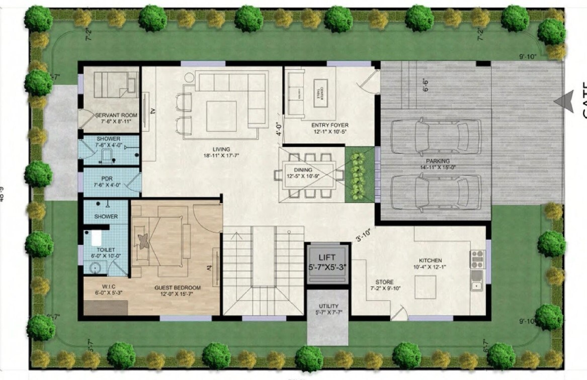  belmonds Floor Plan Ground Floor Plan