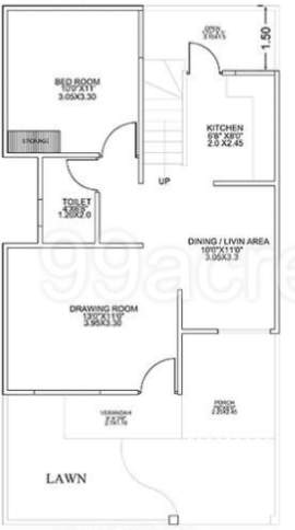  ville panache Floor Plan Ground Floor Plan