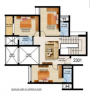  park Floor Plan Upper Level Duplex Plan