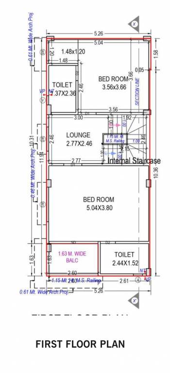  gajanan kutir Floor Plan First Floor Plan