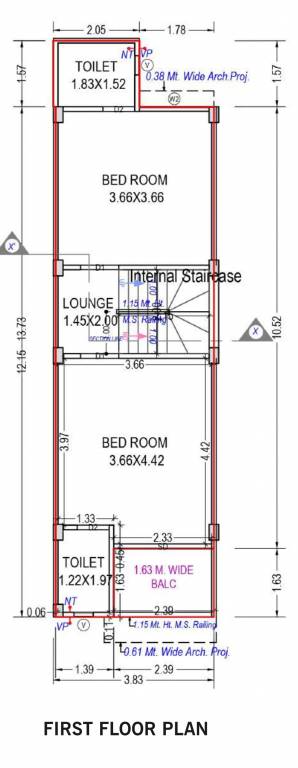 gajanan kutir Floor Plan First Floor Plan