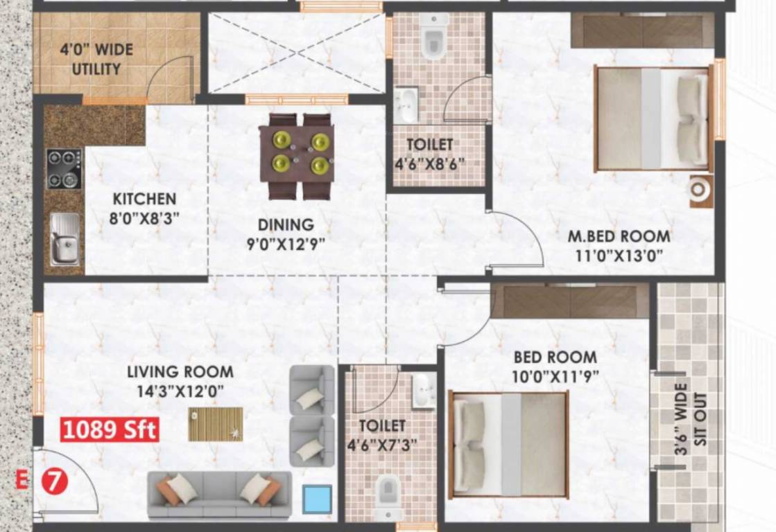  sai elite apartment Floor Plan Floor Plan