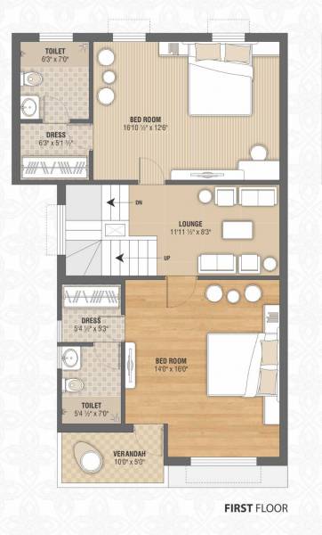  radhe-kutir-phase-1 Floor Plan First Floor Plan