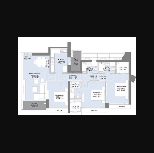 crescent bay Floor Plan Lower Level Duplex Plan