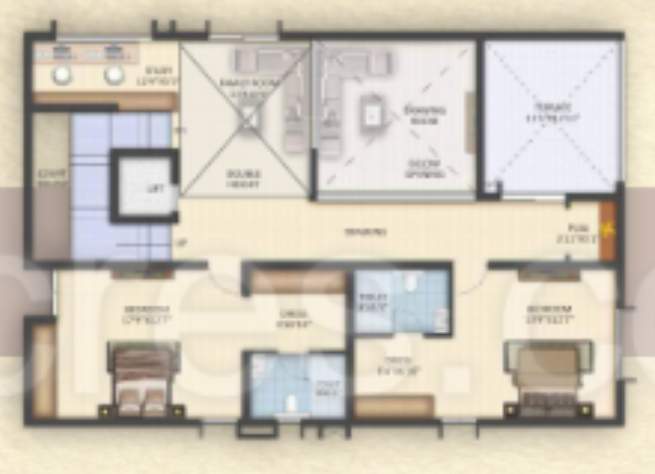  signature villas Floor Plan First Floor Plan