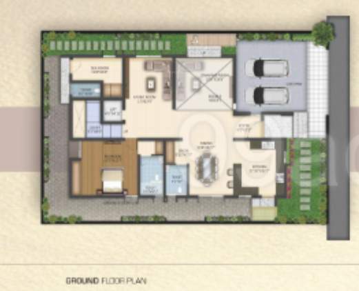signature villas Floor Plan Ground Floor Plan