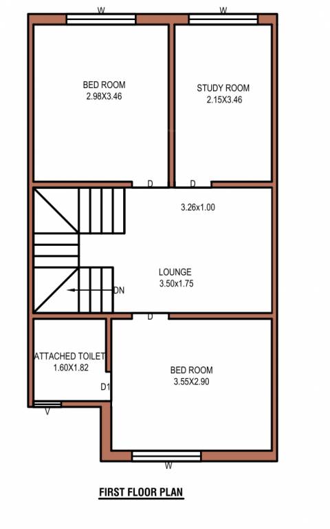  nand vihar 4 Floor Plan First Floor Plan