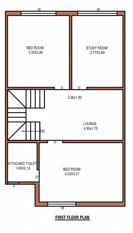  nand vihar 4 Floor Plan First Floor Plan