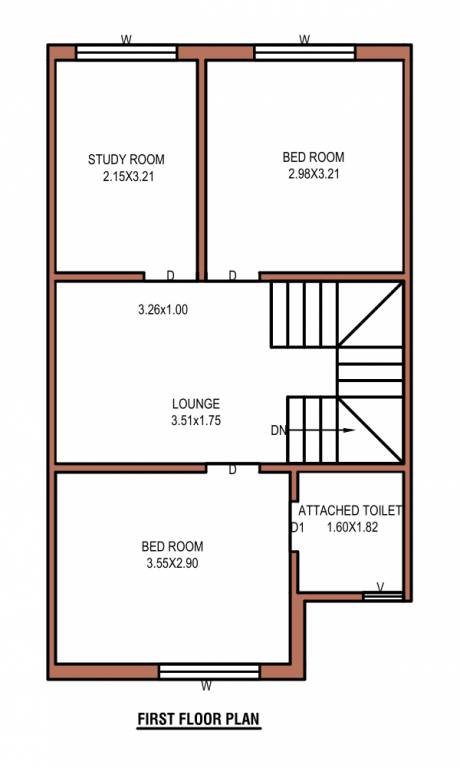  nand vihar 4 Floor Plan First Floor Plan