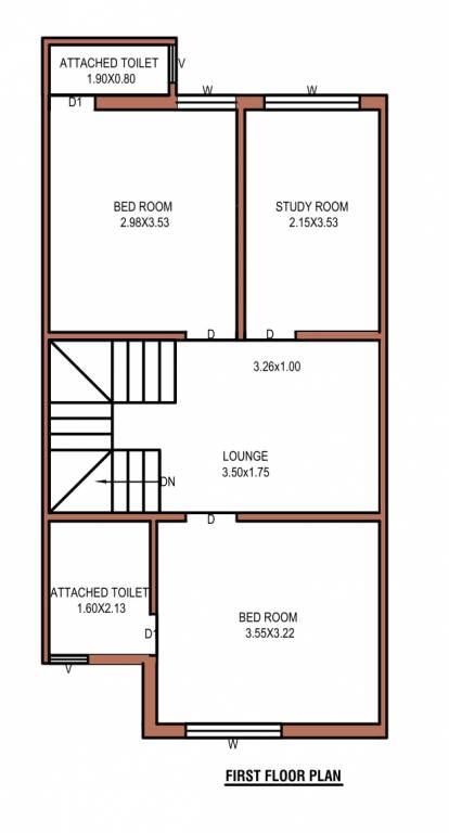  nand vihar 4 Floor Plan First Floor Plan