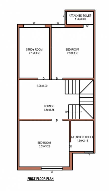  nand vihar 4 Floor Plan First Floor Plan