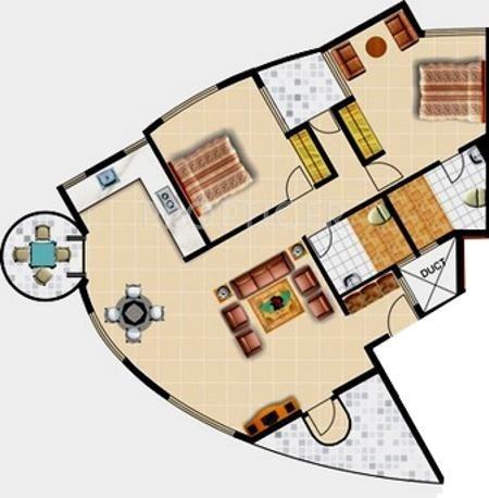 Dales River Dale (2BHK+2T (1,330 sq ft) 1330 sq ft)