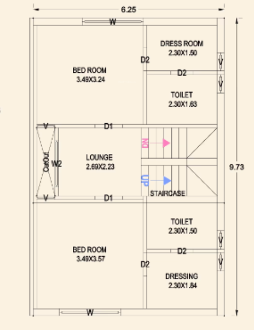 anu shambhu villa Floor Plan First Floor Plan