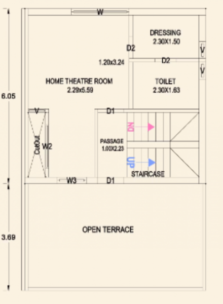 Second Floor Plan anu-shambhu-villa Floor Plan Second Floor Plan