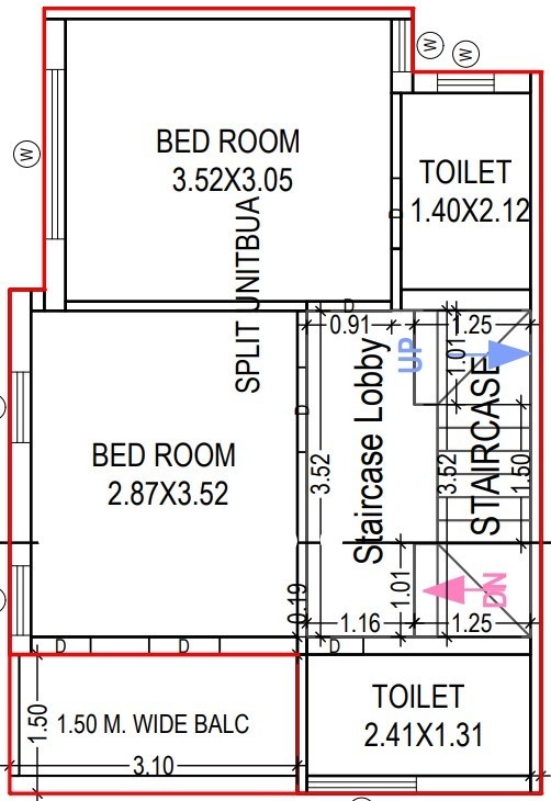 gajanan paradise villa Floor Plan First Floor Plan