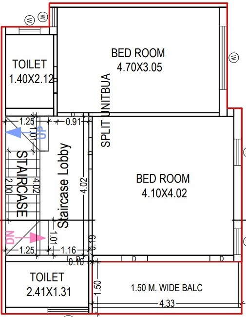 gajanan paradise villa Floor Plan First Floor Plan