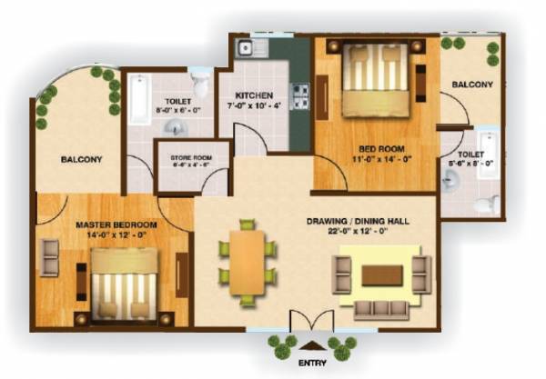 Floor Plan kaanha-residency Floor Plan Floor Plan