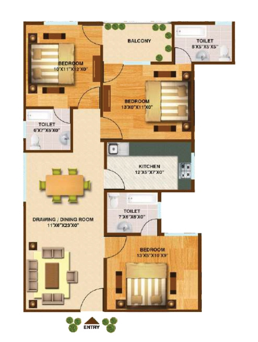 Floor Plan  kaanha residency Floor Plan Floor Plan