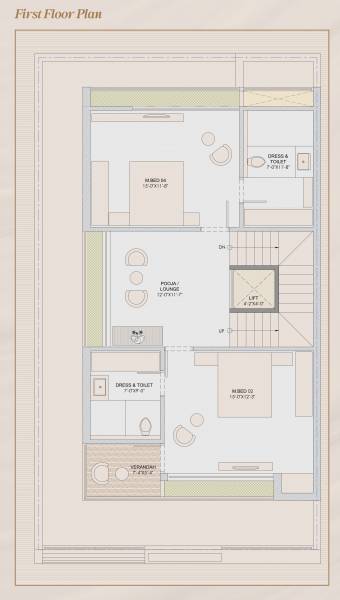  anugrah-villas Floor Plan First Floor Plan