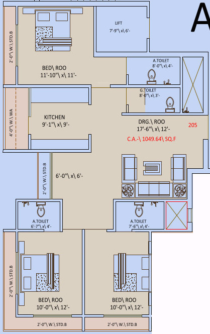 Floor Plan aafiya heights Floor Plan Floor Plan