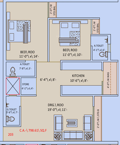  aafiya heights Floor Plan Floor Plan
