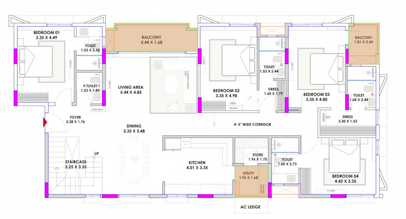  veristo Floor Plan Penthouse Floor Plan
