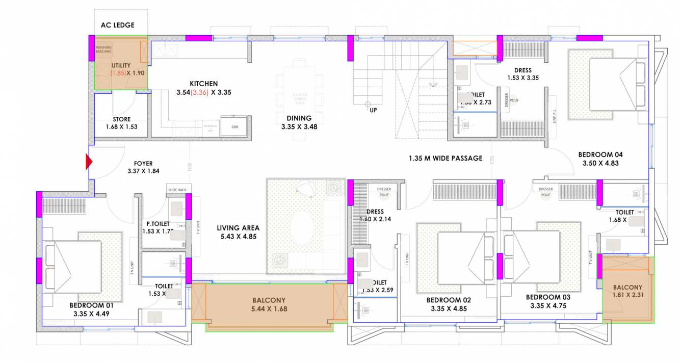  veristo Floor Plan Penthouse Floor Plan