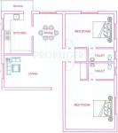 Logan Logan Apartment (2BHK+2T (1,275 sq ft) 1275 sq ft)