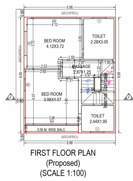  7x sparsh villa Floor Plan First Floor Plan