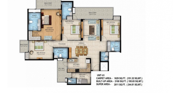 Floor Plan mirage-tower-m Floor Plan Floor Plan