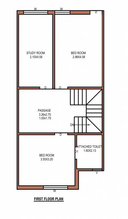  nand vihar 4 Floor Plan First Floor Plan