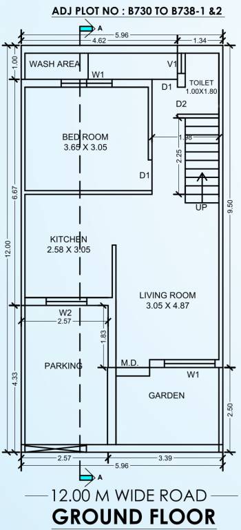  vila Floor Plan Ground Floor Plan