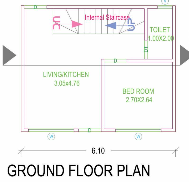  homes Floor Plan Ground Floor Plan