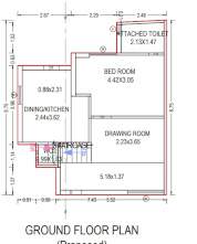  paradise enclave Floor Plan Ground Floor Plan