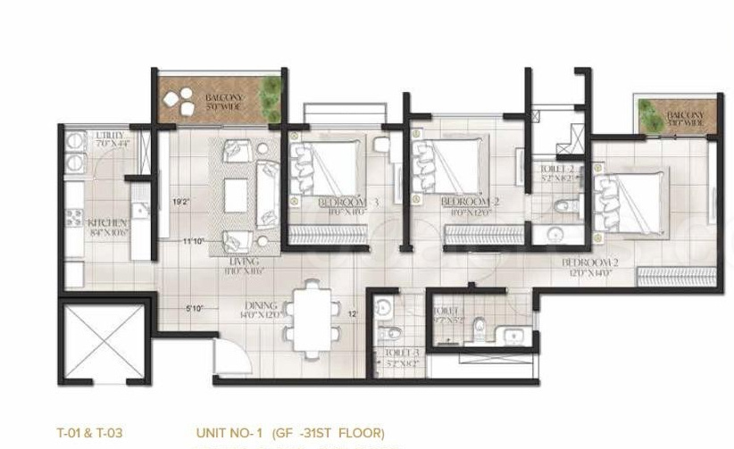 Floor Plan meridian park at the prestige city Floor Plan Floor Plan