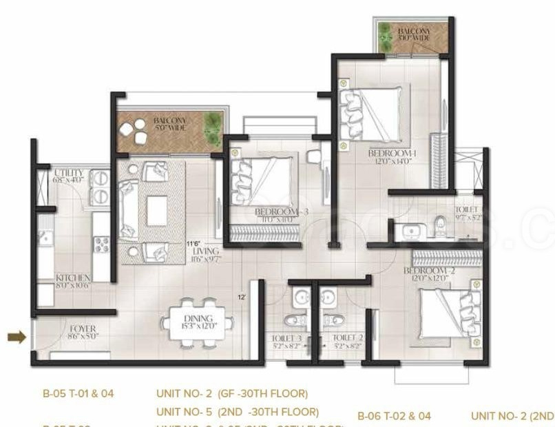 Floor Plan meridian park at the prestige city Floor Plan Floor Plan