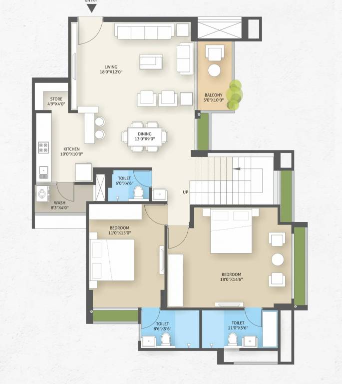  spinel stone Floor Plan Lower Level Penthouse Plan